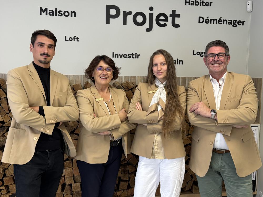 l'équipe de l'agence L'Immobilière de Confiance
